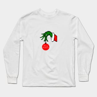 Merry Christmas Ornament Design Long Sleeve T-Shirt